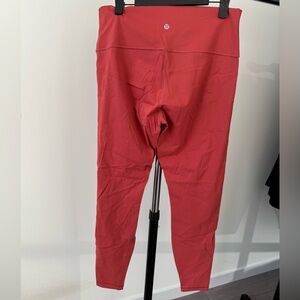 Cayenne Lululemon Wunder Under Train High Rise, Size 12, 25”, Luxstreme